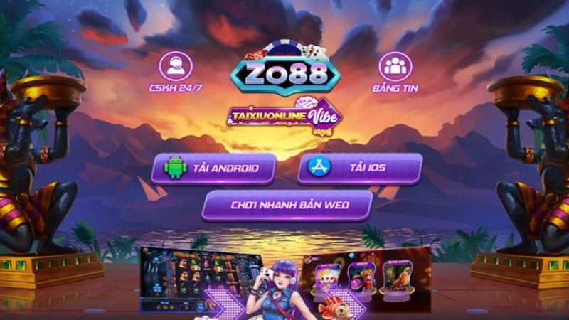 Zo88 – Cổng game Tài xỉu thắng lớn hot hit năm 2024